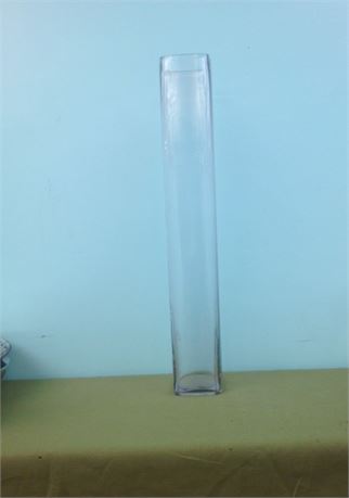 Tall Rectangular Glass Cylinder