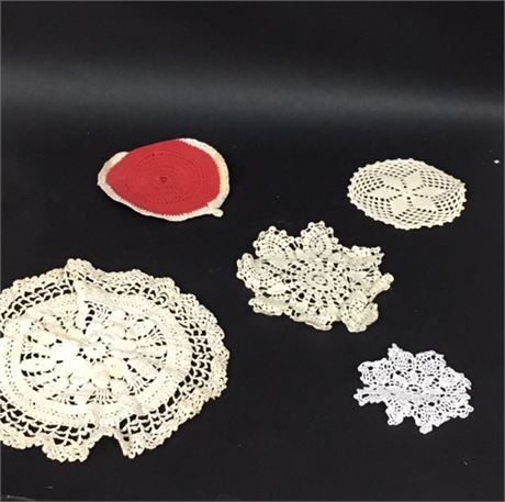 Box of Lace Doilies