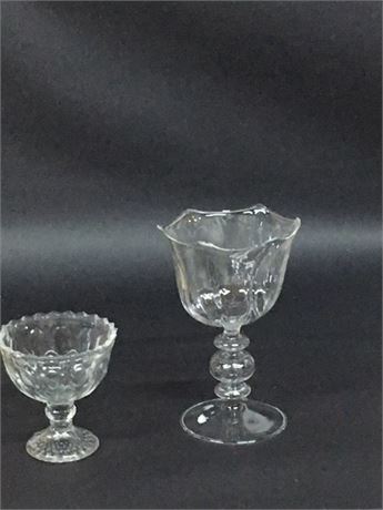Small "Vintage" Glass Goblets